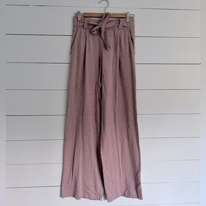 Lemon Cashmere Wide Leg Pants